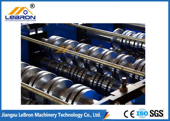 0.4mm Galvanized Shutter Door Roll Forming Machine With 18 Stations